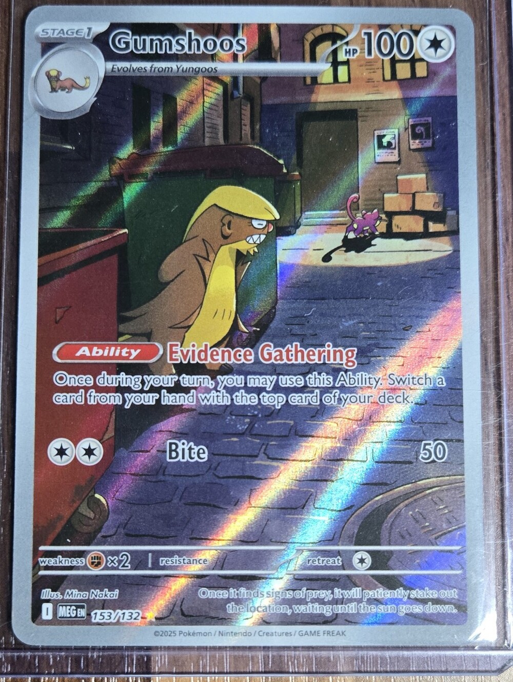 Pokémon Card Mega Evolution Illustration Rare - Gumshoos
